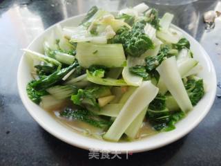 Black and White Vegetables in Oyster Sauce recipe