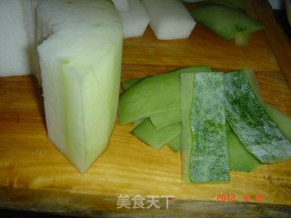 Fruit Preserved Melon Strips recipe