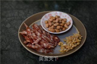 [stir-fried Glutinous Rice with Cured Meat] recipe