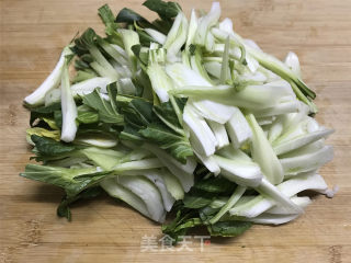 Stir-fried Vegetable Stems with Mushrooms recipe