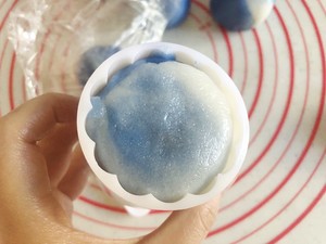 No Steaming and No Baking ㊙️easy to Learn丨super Beautiful Blue and White Porcelain Snowy Mooncakes recipe