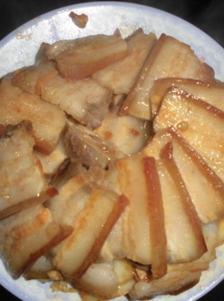 Yam and Taro Fermented Bean Curd Meat recipe