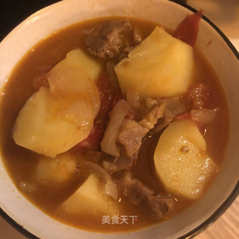 Beef Stew with Tomatoes and Potatoes recipe