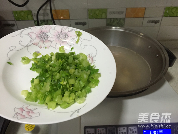 Horseshoe Corn and Cured Chicken Soup recipe