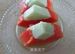 Papaya Flavored Milk Jelly recipe