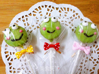 Frog Prince Lollipop Cake recipe