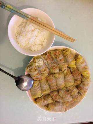 Steamed Cabbage Rolls recipe