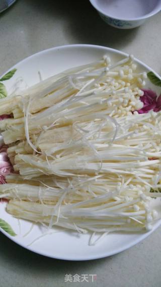 Chopped Pepper Enoki Mushroom recipe