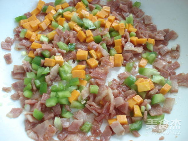 Bacon Diced Vegetables Xiaowotou recipe