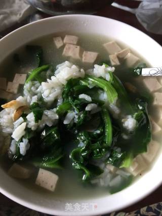 Shrimp and Spinach Congee recipe