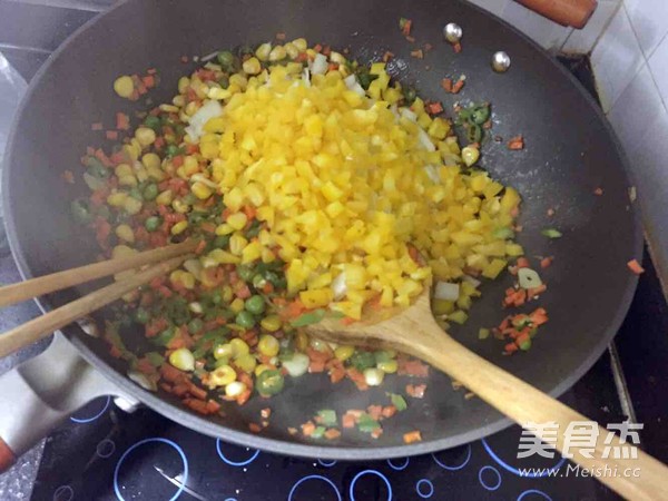 Golden Fried Rice recipe