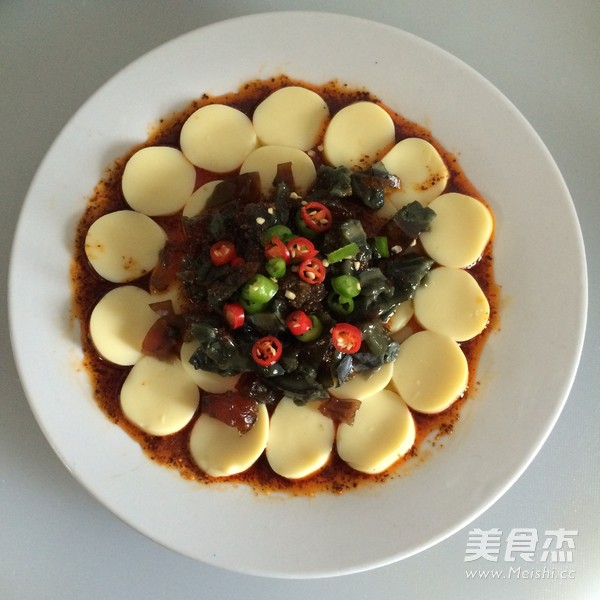 Spicy Preserved Egg Tofu recipe