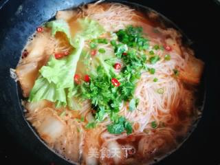 Kimchi Longxu Noodles recipe