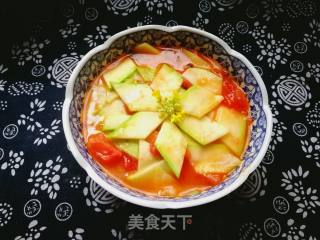 Stir-fried Summer Squash with Tomatoes recipe