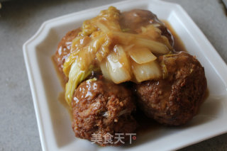 Meat Ball with Soy Sauce recipe