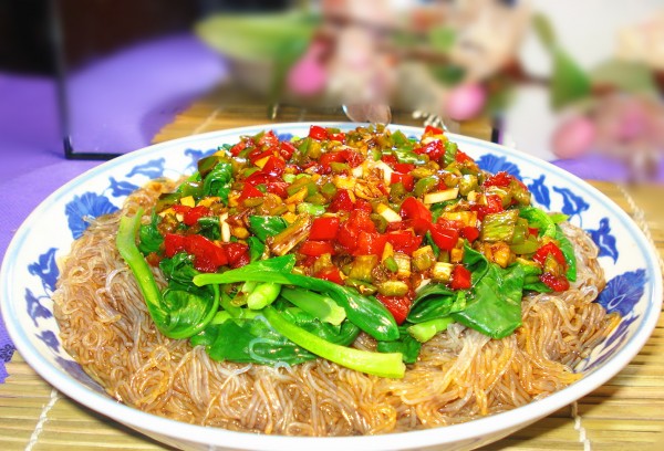 Vermicelli Mixed with Vegetables recipe