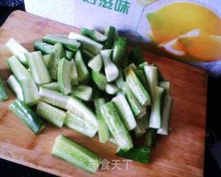 Hot Pepper Cucumber Strips recipe