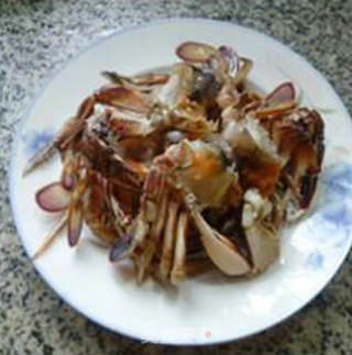 Stir-fried Flower Crab with Pugua recipe