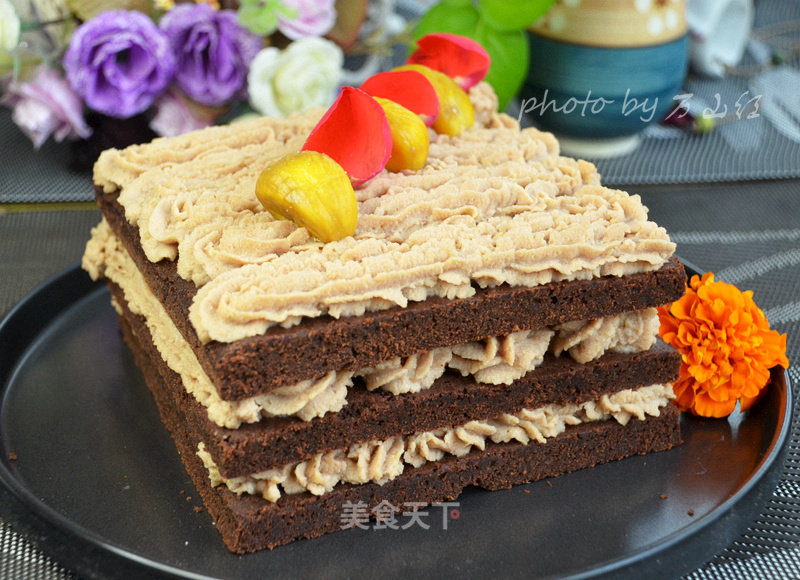 Chestnut Chocolate Cake recipe