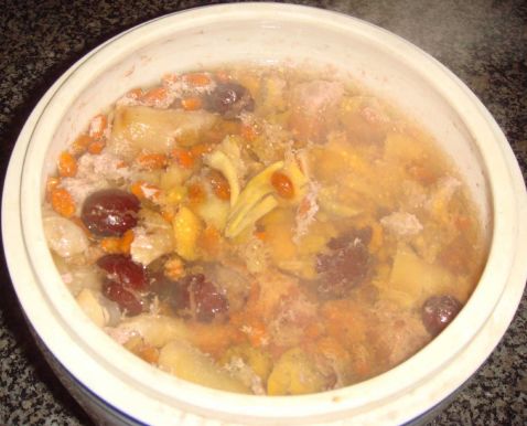 Fish Maw and Conch Stew Soup recipe