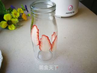 Strawberry Purple Potato Milkshake recipe
