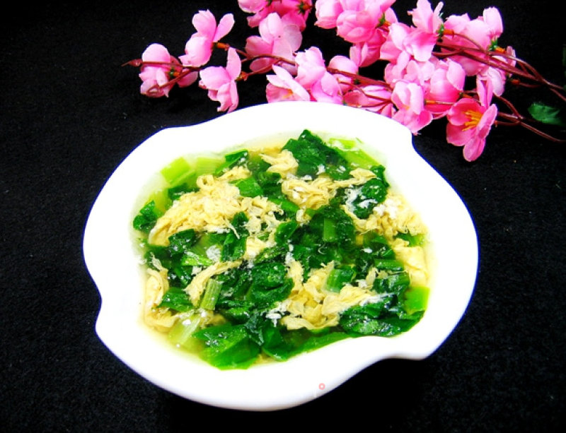 Lettuce Leaf Egg Drop Soup recipe