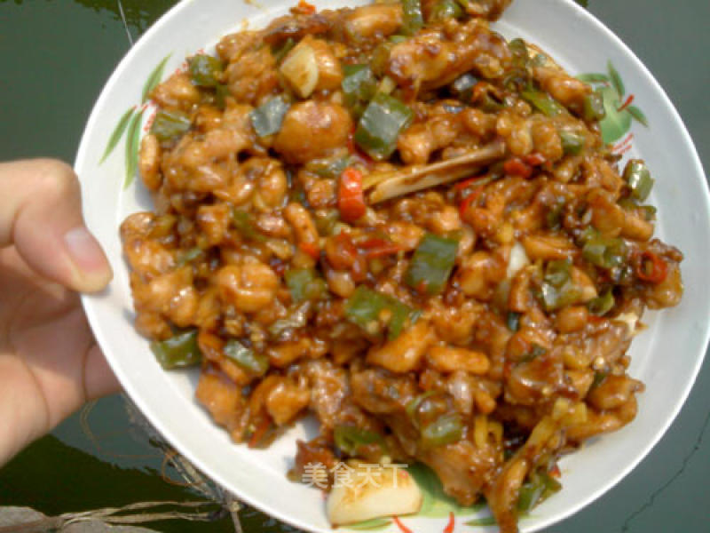 Stir-fried Rabbit Meat with Hot Pepper recipe