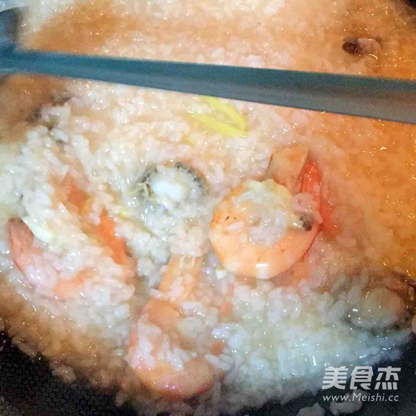 Abalone and Shrimp Health Congee recipe