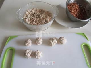 Red Rice Tofu Meatballs recipe