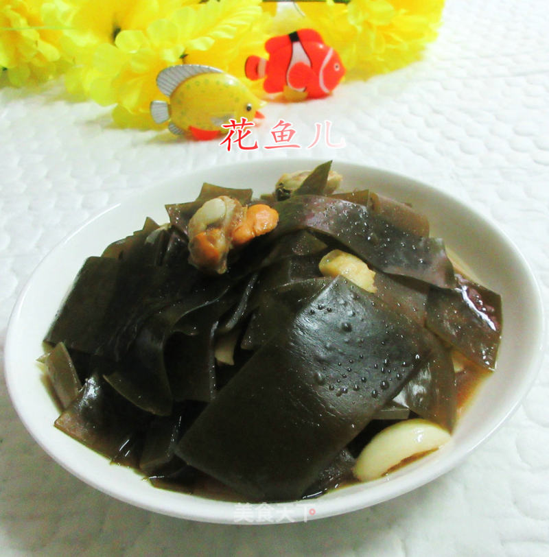 Fried Kelp with Scallop Meat recipe