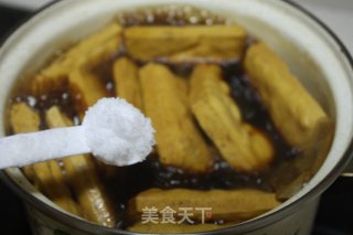 Homemade Marinated Dried Tofu recipe