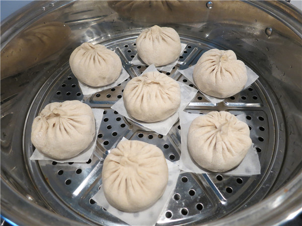 Chive Pork Steamed Bun recipe