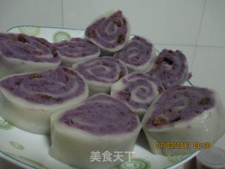 Purple Sweet Potato Glutinous Rice Cake recipe