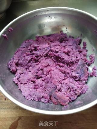 Purple Sweet Potato Glutinous Rice Cake recipe
