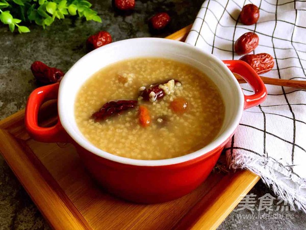 Red Dates and Longan Millet Congee recipe