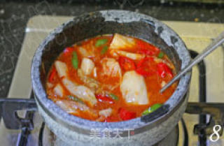Double Temptation of Color and Taste Korean Spicy Cabbage Tofu Soup recipe