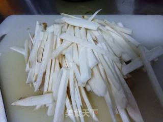 Stir-fried Pork with Pleurotus and Green Pepper recipe