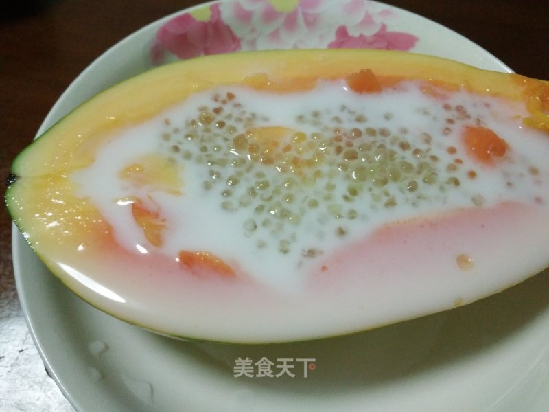 Papaya Coconut Sago recipe