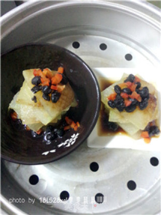 Fried Steamed Winter Melon with Tempeh recipe