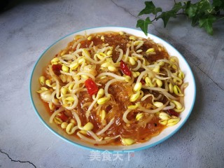 Soy Bean Sprouts Fried Crystal Powder recipe