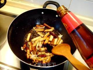 Private Dish "black Pepper Fragrant Dried Bamboo Shoots" recipe