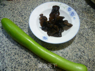 Black Fungus Fried Night Blossom recipe