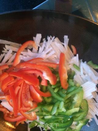 Stir-fried Shredded Radish recipe