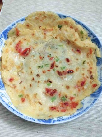 Tomato Green Pepper Pancakes recipe