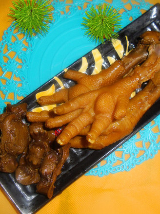 Braised Chicken Gizzard Chicken Feet recipe