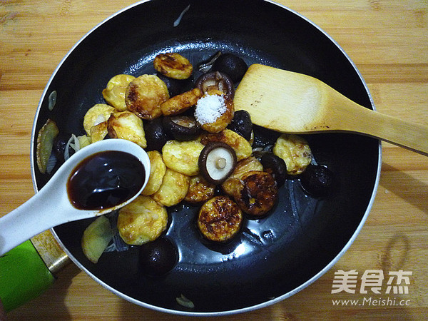 Grilled Japanese Tofu with Shiitake Mushrooms recipe