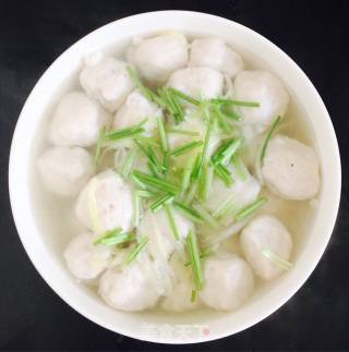 Vinaigrette Fish Ball Soup recipe