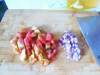 Tomato Braised Rice Cake recipe
