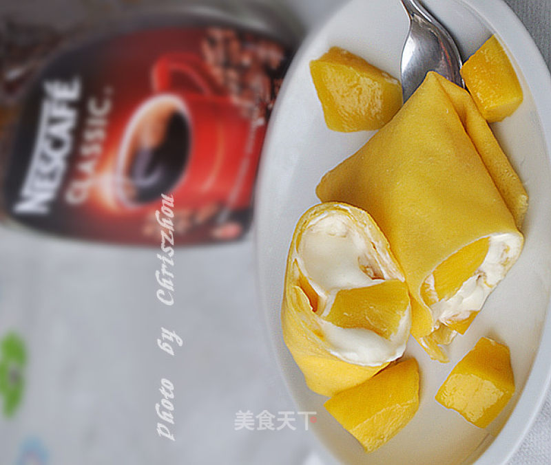 Mango Pancake Made from Canned Mango recipe