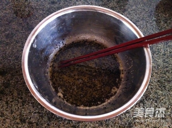 Black Sesame Pattern Biscuits recipe